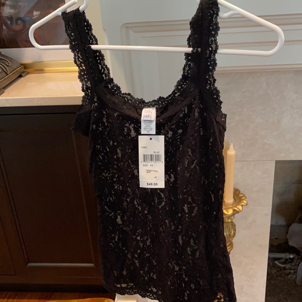 Hanky-panky new with tags xs black stretchy tank
